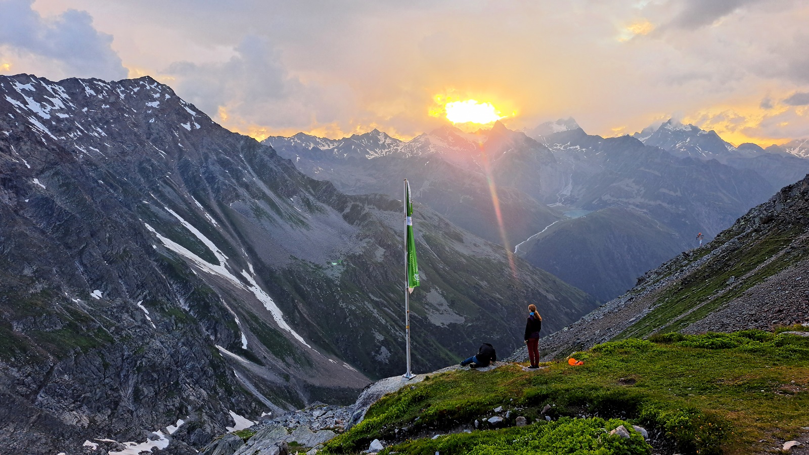 Sonnenuntergang Braunschweiger Hütte