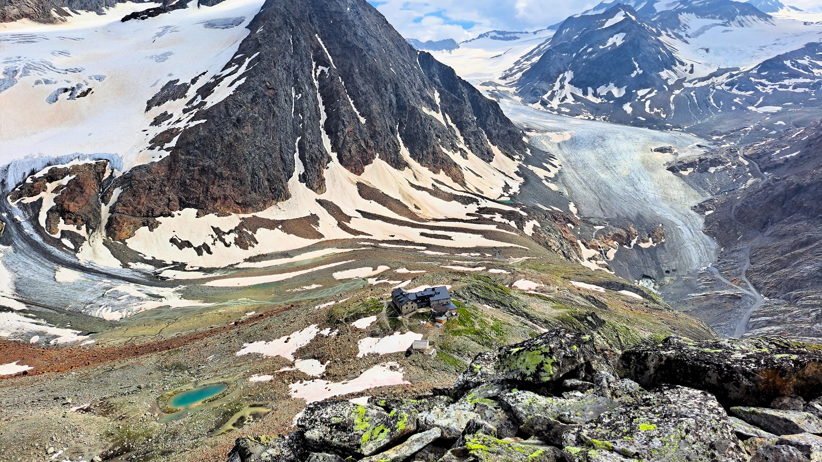 Alpenüberquerung: Braunschweiger Hütte