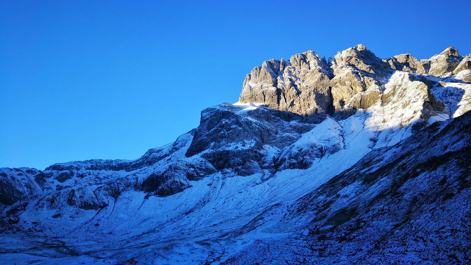 Wintereinbruch - Kemptner Hütte