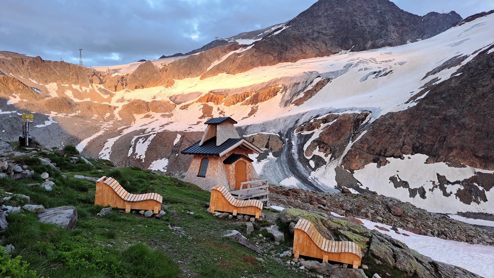 Abendlicht Braunschweiger Hütte