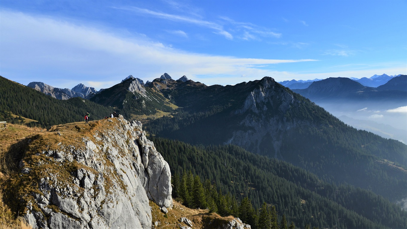 Unterhalb der Bad Kissinger Hütte