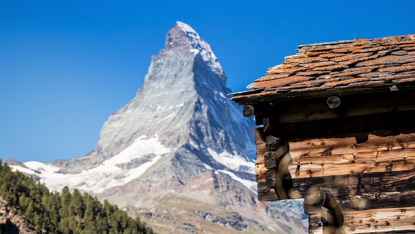 Matterhorn aus Richtung Fluehalp