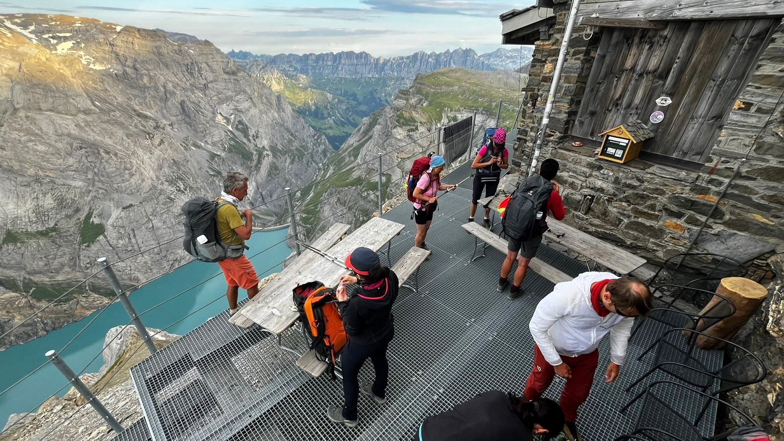 Alpenüberquerung Übernachtung auf der Kistenpasshütte