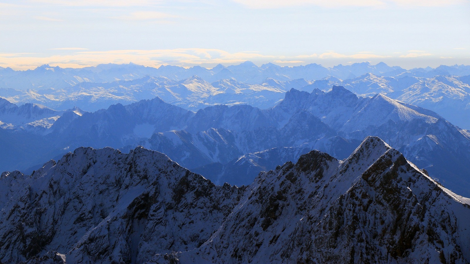 Aussicht Zugspitze