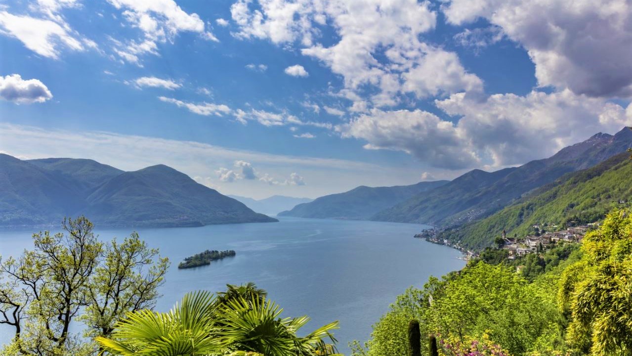 Ziel der Alpenüberquerung Schweiz